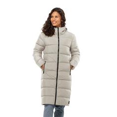 Rückansicht von Jack Wolfskin FROZEN PALACE COAT W Daunenmantel Damen seal