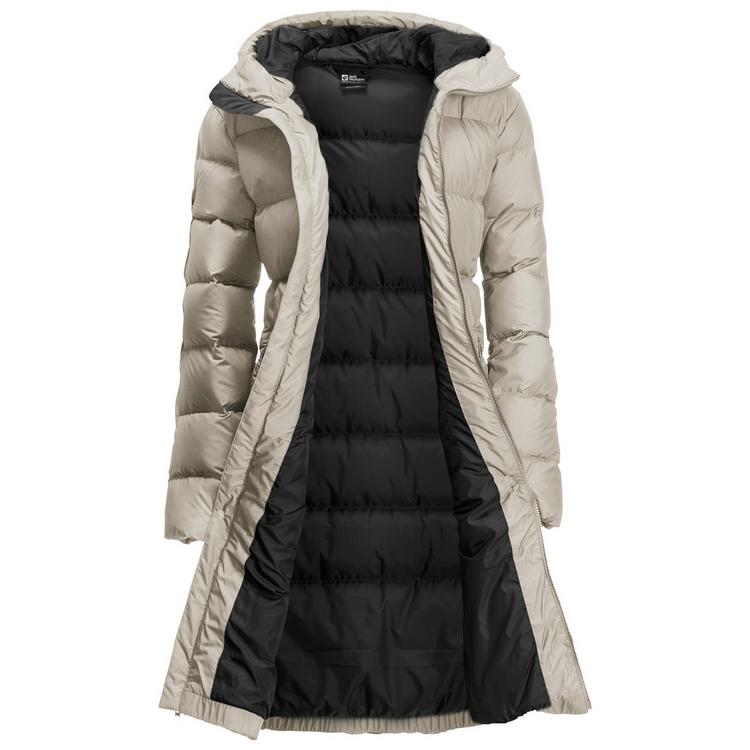 Jack Wolfskin Jack Wolfskin FROZEN PALACE COAT W Daunenmantel Damen - seal - 1 | SportScheck