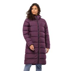 Rückansicht von Jack Wolfskin FROZEN PALACE COAT W Daunenmantel Damen berry jam