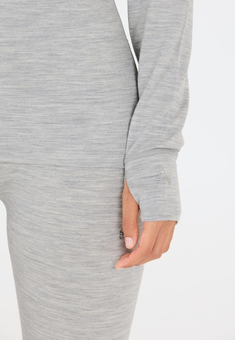 SOS SOS Nuuk Skishirt Damen - 1005 Light Grey Melange - 1 | SportScheck