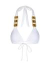 Moda Minx Boujee Triangel Top Bikini Oberteil Damen - White