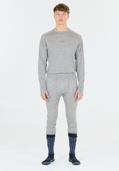 Rückansicht von SOS Nuuk Skihose Herren 1005 Light Grey Melange