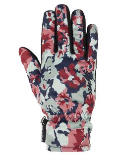 Rückansicht von Ziener IMPORTA Skihandschuhe flower print