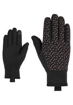 Ziener ISANTA TOUCH Skihandschuhe Damen black.pink vanilla