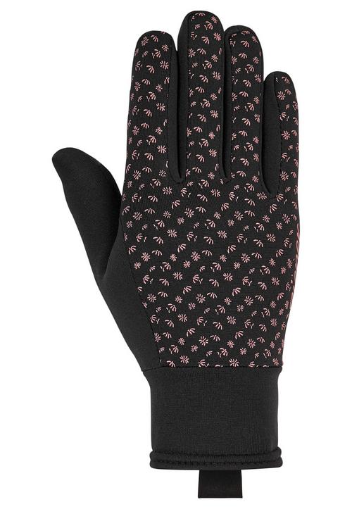 Rückansicht von Ziener ISANTA TOUCH Skihandschuhe Damen black.pink vanilla