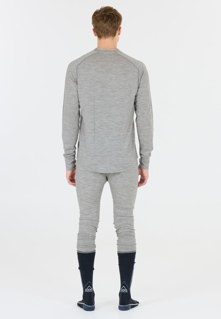 SOS SOS Nuuk Skishirt Herren - 1005 Light Grey Melange - 3 | SportScheck