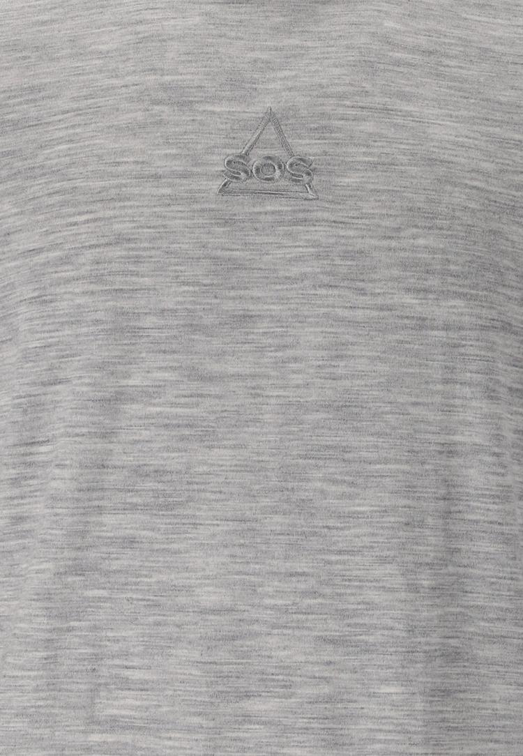 SOS SOS Nuuk Skishirt Herren - 1005 Light Grey Melange - 0 | SportScheck