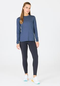 Rückansicht von Endurance Alvaly Langarmshirt Damen 2240 Ocean Blue