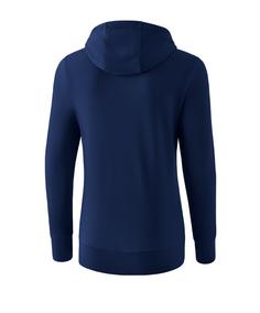 Rückansicht von Erima Basic Hoody Damen Funktionssweatshirt Damen blau