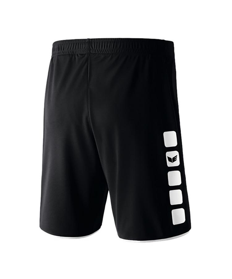 Erima Erima 5-Cubes Short Fu&szlig;ballshorts Herren - schwarzweiss - 0 | SportScheck