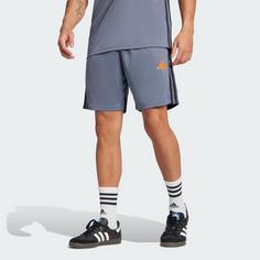 Rückansicht von adidas Tiro 25 Essentials Shorts Fußballshorts Herren Team Onix / Super Orange