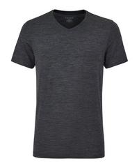 Falke UW T-Shirt V-Neck WO/CLY m Unterhemd Herren - dark grey -heather (3278)