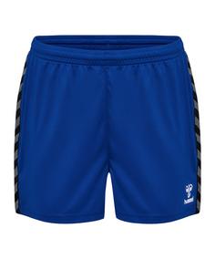 hummel hmlAUTHENTIC PL Short Damen Fußballshorts Damen blau