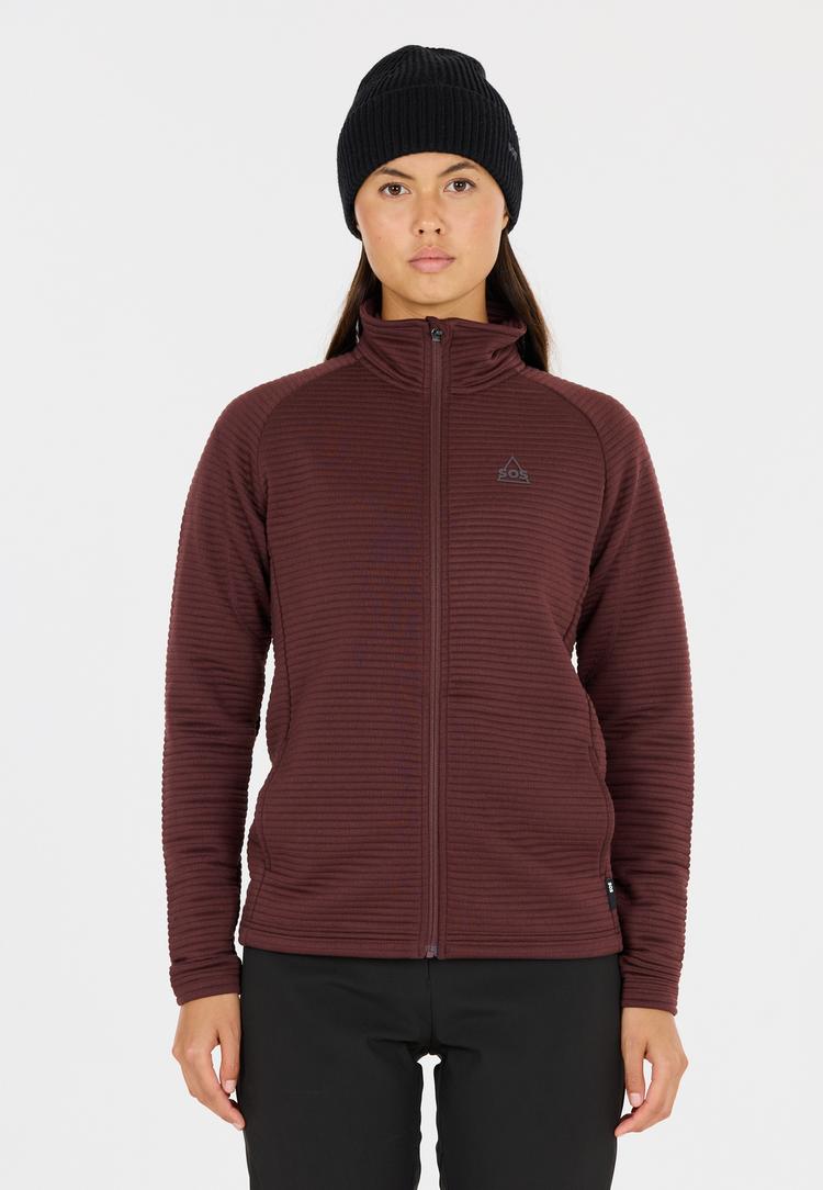 SOS SOS Muju Sweatjacke Damen - 5094 Deep Mahogany - 2 | SportScheck