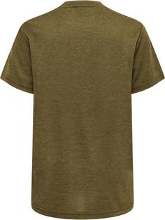 Rückansicht von hummel hmlMUSTRAL T-SHIRT S/S Funktionsshirt Kinder DARK OLIVE