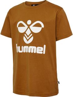 Rückansicht von hummel hmlTRES T-SHIRT S/S 2-PK Funktionsshirt Kinder SIERRA/DARK OLIVE