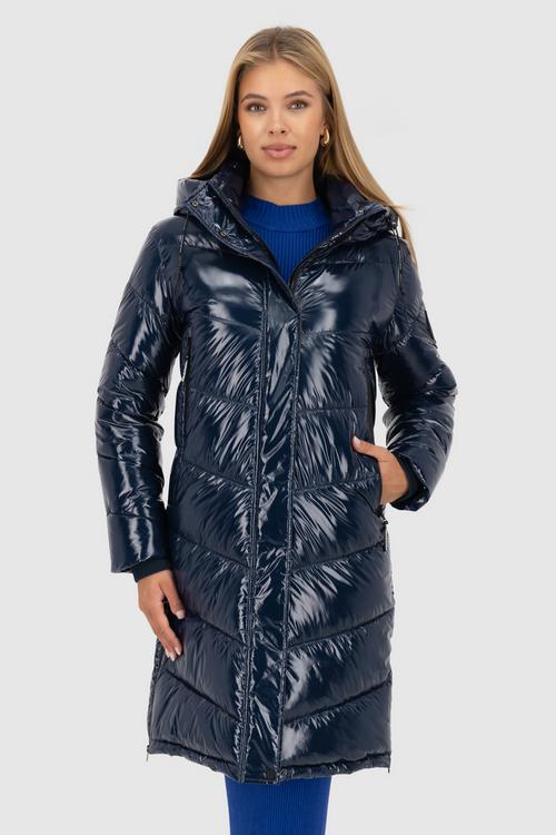 Rückansicht von ALIFE AND KICKIN LolaniAK A Winterjacke Damen marine