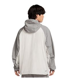 Rückansicht von Nike Tech Fleece Kapuzenjacke Sweatjacke Herren braun