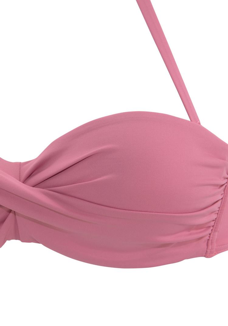 Lascana Lascana B&uuml;gel-Bandeau-Bikini-Top Bikini Oberteil Damen - rose - 1 | SportScheck