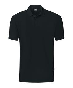 JAKO Organic Polo Shirt Poloshirt Herren schwarz