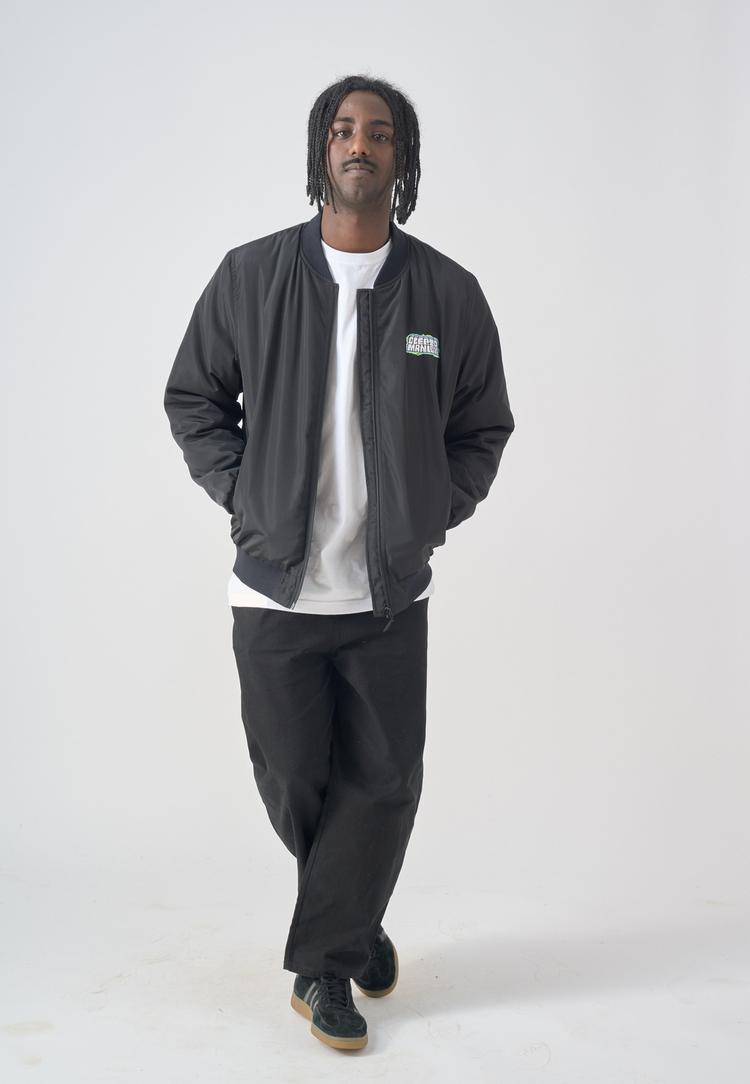 Cleptomanicx Cleptomanicx Grave Gull Bomberjacke Herren - Black - 1 | SportScheck