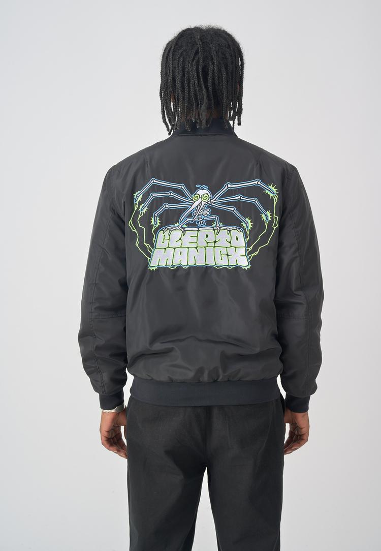 Cleptomanicx Cleptomanicx Grave Gull Bomberjacke Herren - Black - 3 | SportScheck