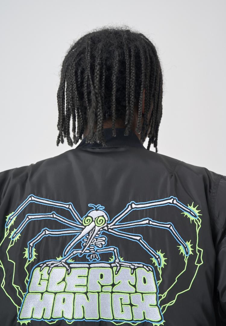 Cleptomanicx Cleptomanicx Grave Gull Bomberjacke Herren - Black - 4 | SportScheck