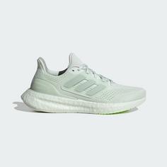 adidas Pureboost 23 Laufschuh Laufschuhe Crystal Jade / Linen Green Met. / Green Spark