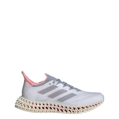 Rückansicht von adidas 4DFWD 4 Laufschuh Laufschuhe Damen Cloud White / Halo Silver / Spark