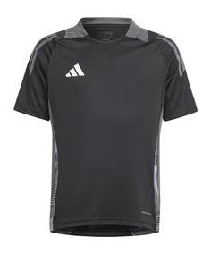 adidas Tiro 24 Trikot Kids Fußballtrikot Kinder schwarzgrau