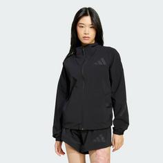 Rückansicht von adidas adidas Z.N.E. Woven Trainingsjacke Trainingsanzug Damen Black