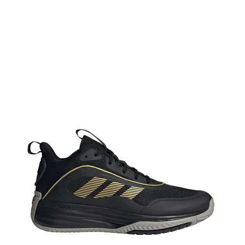 Rückansicht von adidas Own the Game 3 Schuh Sneaker Core Black / Gold Metallic / Mgh Solid Grey