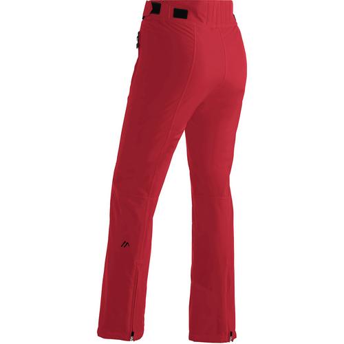 Rückansicht von Maier Sports Vroni slim 2.0 Skihose Damen Rot4584