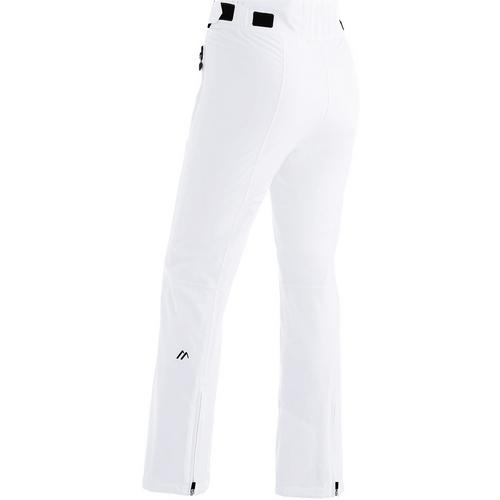 Rückansicht von Maier Sports Vroni slim 2.0 Skihose Damen Weiß