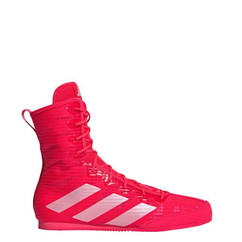 Rückansicht von adidas Box Hog 4 Boxschuh Boxschuhe Herren Lucid Red / Zero Metalic / Core Black