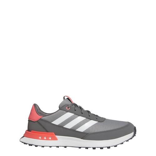 Rückansicht von adidas S2G Spikeless 24 Golfschuh Multifunktionsschuhe Herren Grey Three / Cloud White / Preloved Scarlet