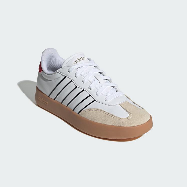 adidas adidas Barreda Schuh Sneaker Herren - Cloud White / Cloud White / Pure Ruby - 4 | SportScheck