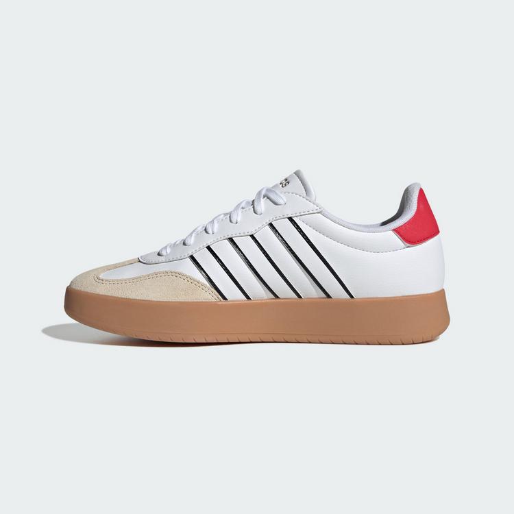 adidas adidas Barreda Schuh Sneaker Herren - Cloud White / Cloud White / Pure Ruby - 6 | SportScheck