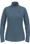 Odlo ROY Fleecepullover Damen - provincial blue - black(21109)