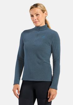 Rückansicht von Odlo ROY Fleecepullover Damen provincial blue black(21109)