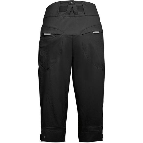 Rückansicht von Gonso Ruth 3/4 Fahrradhose Damen Schwarz