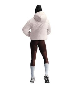 Rückansicht von Nike Synthetic Puffer Jacke Damen Sweatjacke Damen beige