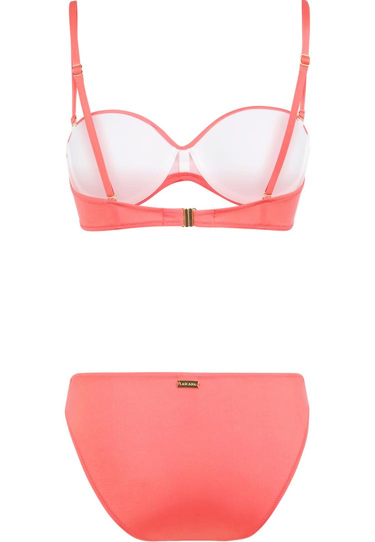 Lascana Lascana B&uuml;gel-Bandeau-Bikini Bikini Set Damen - hummer - 0 | SportScheck