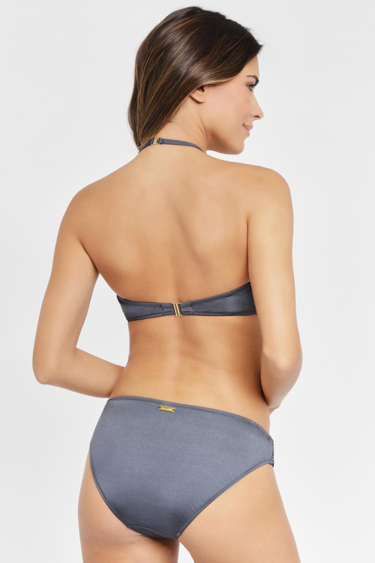 Lascana Lascana B&uuml;gel-Bandeau-Bikini Bikini Set Damen - anthrazit - 4 | SportScheck