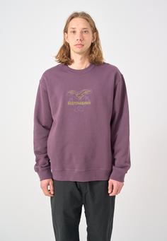 Rückansicht von Cleptomanicx Gull.T. Sweatshirt Herren Plum Perfect