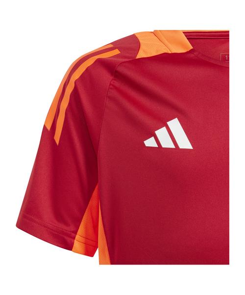 Rückansicht von adidas Tiro 24 Trikot Kids Fußballtrikot Kinder rot