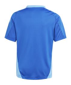 Rückansicht von adidas Tiro 24 Trikot Kids Fußballtrikot Kinder blau