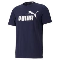 PUMA T-Shirt T-Shirt Herren - Blau/Wei&szlig;