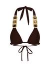 Moda Minx Boujee Triangel Top Bikini Oberteil Damen - Coffee