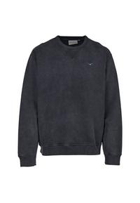Cleptomanicx Ligull Washed Sweatshirt Herren - Blue Graphite